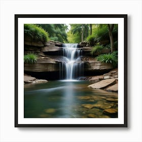 Default Create Unique Design Of Water Fall 2 Art Print