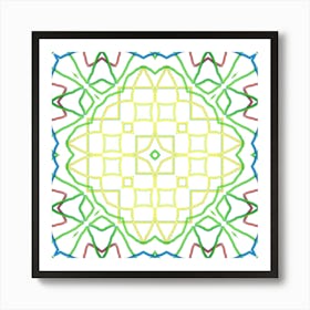 Abstract Stained Pattern Art Print