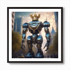 King Of Robots 2 Art Print