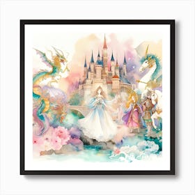 Fairytale Castle 1 Art Print