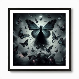 Butterfly - Butterfly Stock Videos & Royalty-Free Footage 19 Art Print