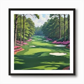 Augusta National Golf Club Georgia Augusta Poster Gift Art Print 1 Art Print