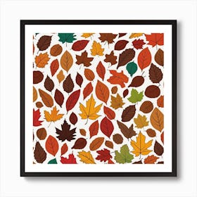 Autumn Leaves Art Print