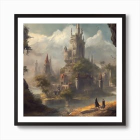 Fantasy Castle 73 Art Print