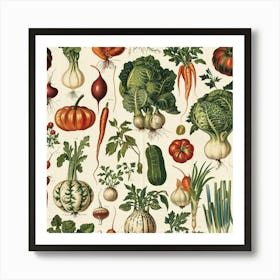 Vegetables Art Print