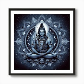 Lord Shiva 34 Art Print