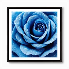 Blue Rose 2 Art Print