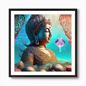 Siren Buddha #16 Art Print