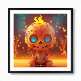 Day Of The Dead Baby Art Print