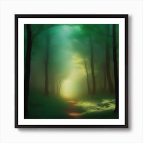 Mystical Forest Retreat 2 Art Print