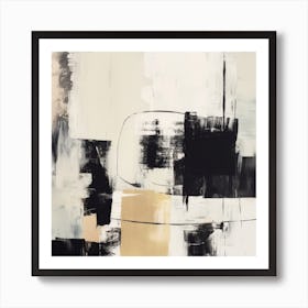 Monochrome Balance 3 Art Print