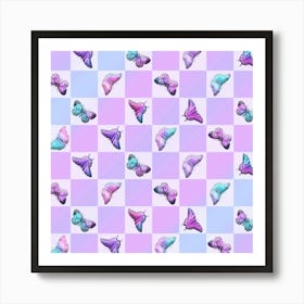 Butterfly Pattern Art Print