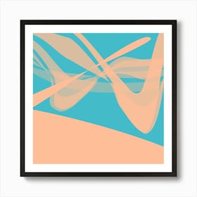 Abstract Wave Pattern Art Print