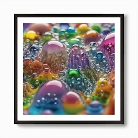 Water Bubbles Art Print