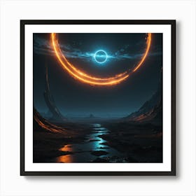 Ring Of Fire Art Print