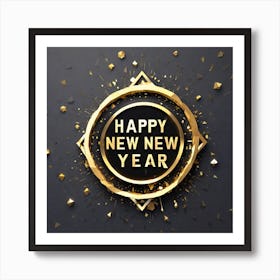 Happy New Year 93 Art Print