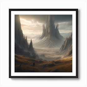 Desert Landscape 43 Art Print