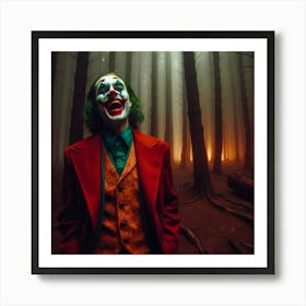 Joker In The Woods 5 Art Print