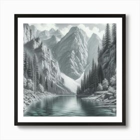 River Valley Art Print