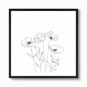 Poppies 58 Art Print