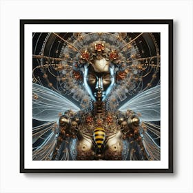 Bee Lady Art Print