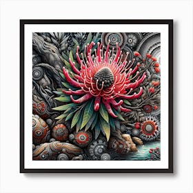 Waratah 1 Art Print