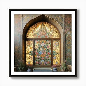 Arabic window(Baghdad style) Poster