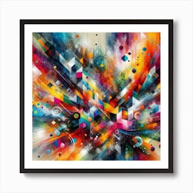 Abstract Painting 44 Art Print