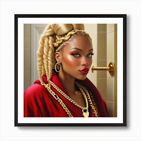 Ebony Queen Art Print