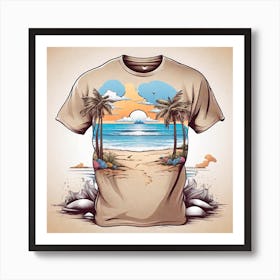 T - Shirt Design 3 Art Print