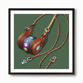 Simple Leather Sling Art Print