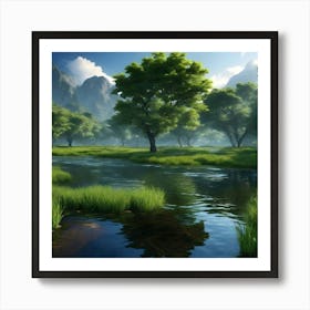 Landscape - Landscape Stock Videos & Royalty-Free Footage Art Print