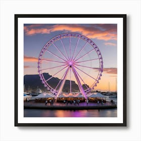 Cape Town Ferris Wheel 2 Poster