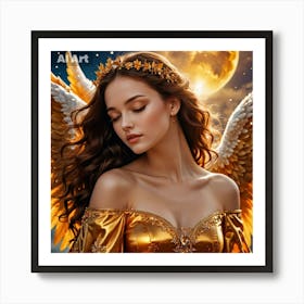Angel With Wings 1 Art Print