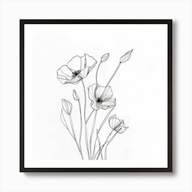 Poppies 93 Art Print