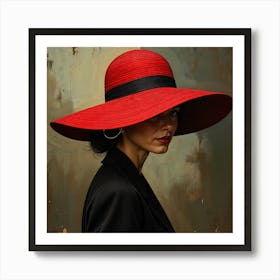 Red Hat Art Print