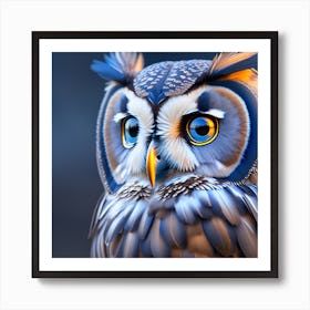 Owl Portrait Art Print