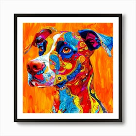 Pups Ad - Pup Pet Colorful Art Print