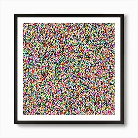 Colorful Splatter By Person Art Print