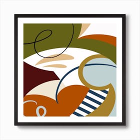 Abstract 2  Square Art Print