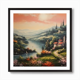 Chiaroscuro Dreamscape Art Print