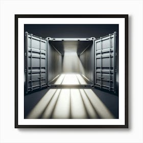 Open Shipping Container Poster