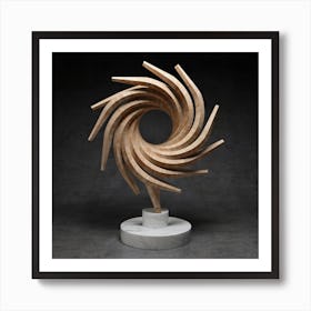 Spiral Sculpture 8 Art Print