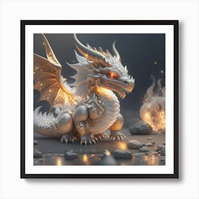 Glorious Dragon Baby Art Print