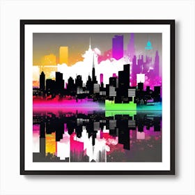 New York City Skyline 40 Art Print