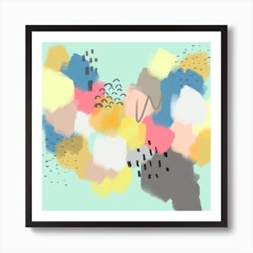 Layers Of Colours Art Print