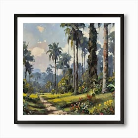 Tropical Forest Art Print