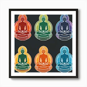 Buddha In Meditation Art Print