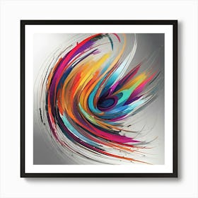 Abstract Swirl 1 Art Print