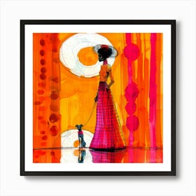 Model Pets 23 - Fashion Design Art Print